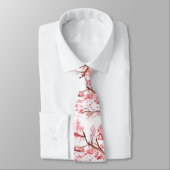 Cherry blossom Sakura Pink Floral Wedding Stropdas (Gebonden)