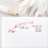 Cherry Blossom SAKURA Pink Flowers Cute Spring Etiket (Insitu)