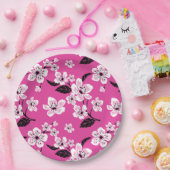 CHERRY BLOSSOM - SAKURA (PINK) PAPIEREN BORDJE (Feest)