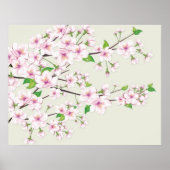 Cherry Blossom Sakura Print (Voorkant)