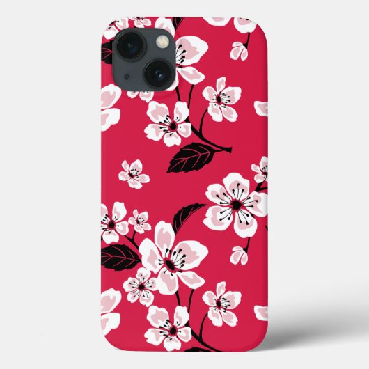 CHERRY BLOSSOM - SAKURA (RED) Case-Mate iPhone CASE (Achterkant)