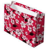 CHERRY BLOSSOM - SAKURA (RED) GROOT CADEAUZAKJE (Voorkant Gekanteld)