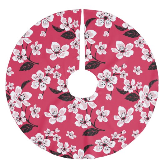CHERRY BLOSSOM - SAKURA (RED) KERSTBOOM ROK (Voorkant)