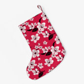 CHERRY BLOSSOM - SAKURA (RED) KLEINE KERSTSOK (Achterkant (Hangend))
