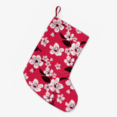 CHERRY BLOSSOM - SAKURA (RED) KLEINE KERSTSOK (Voorkant (Hangend))