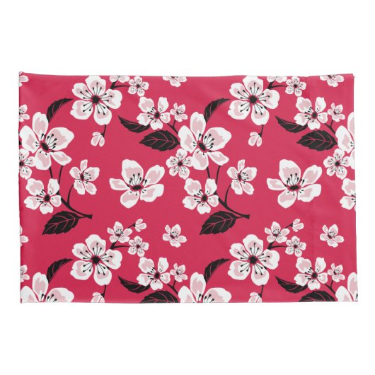 CHERRY BLOSSOM - SAKURA (RED) KUSSENSLOOP (Achterkant-Rechts)