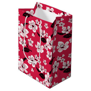 CHERRY BLOSSOM - SAKURA (RED) MEDIUM CADEAUZAKJE