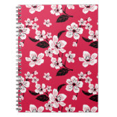 CHERRY BLOSSOM - SAKURA (RED) NOTITIEBOEK (Voorkant)