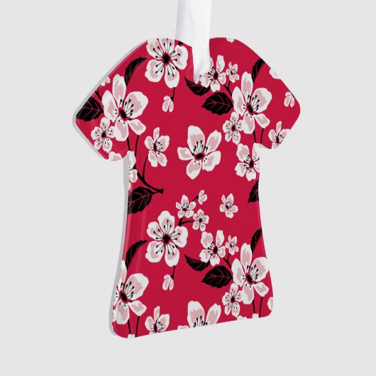 CHERRY BLOSSOM - SAKURA (RED) ORNAMENT (voorkant)