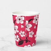 CHERRY BLOSSOM - SAKURA (RED) PAPIEREN BEKERS (Rechts)