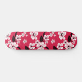 CHERRY BLOSSOM - SAKURA (RED) PERSOONLIJK SKATEBOARD (Horizontaal)