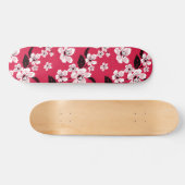 CHERRY BLOSSOM - SAKURA (RED) PERSOONLIJK SKATEBOARD (Horizontaal)