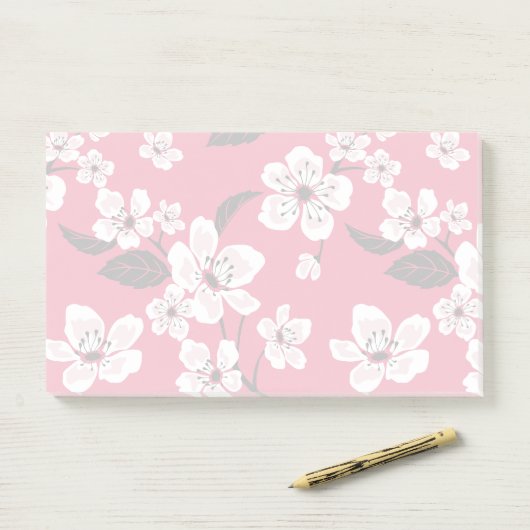 CHERRY BLOSSOM - SAKURA (RED) POST-IT® NOTES (Op bureau)