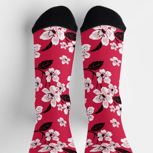 CHERRY BLOSSOM - SAKURA (RED) SOKKEN (Top)