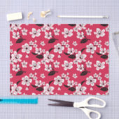 CHERRY BLOSSOM - SAKURA (RED) TISSUEPAPIER (Craft)
