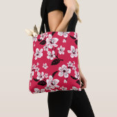 CHERRY BLOSSOM - SAKURA (RED) TOTE BAG (Dichtbij)