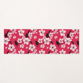 CHERRY BLOSSOM - SAKURA (RED) YOGAMAT (Voorkant (horizontaal))
