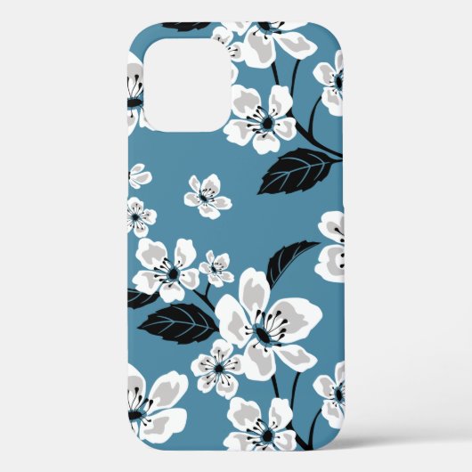 CHERRY BLOSSOM - SAKURA (SMOKY BLUE) Case-Mate iPhone CASE (Achterkant)