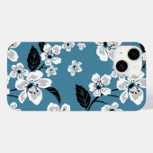 CHERRY BLOSSOM - SAKURA (SMOKY BLUE) Case-Mate iPhone CASE (Achterkant (horizontaal))