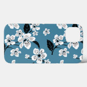 CHERRY BLOSSOM - SAKURA (SMOKY BLUE) Case-Mate iPhone CASE (Achterkant (horizontaal))