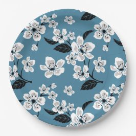 CHERRY BLOSSOM - SAKURA (SMOKY BLUE) PAPIEREN BORDJE