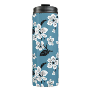 CHERRY BLOSSOM - SAKURA (SMOKY BLUE) THERMOSBEKER