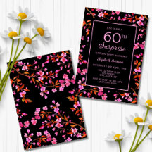 Cherry Blossom Sakura Surprise Zwart Verjaardag