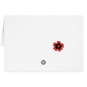 Cherry Blossom Sakura Table Number Card (Achterkant Horizontaal)