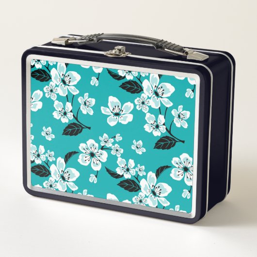 CHERRY BLOSSOM - SAKURA (TEAL) (Voorkant)