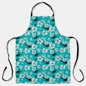 CHERRY BLOSSOM - SAKURA (TEAL) SCHORT (Voorkant)