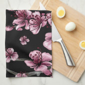 Cherry Blossom Sakura Theedoek (Quarter Fold)