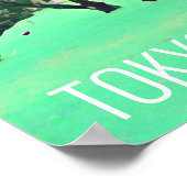 Cherry Blossom Sakura Tokyo Japan reisdruk Poster (Hoek)