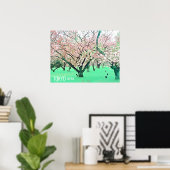Cherry Blossom Sakura Tokyo Japan reisdruk Poster (Thuiskantoor)