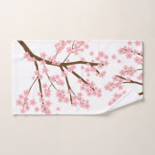  Cherry Blossom Sakura Tree Pink Flowers Bad Handdoek (Handdoek)