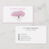 Cherry Blossom Sakura Visitekaartje (Voorkant / Achterkant)