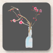 Cherry Blossom sakura waterverf art Bier Onderzetter (Voorkant)
