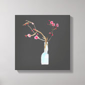 Cherry Blossom sakura waterverf art Canvas Afdruk (Voorkant)