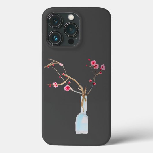 Cherry Blossom sakura waterverf art Case-Mate iPhone Case (Achterkant)