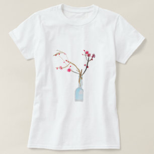 Cherry Blossom sakura waterverf art T-shirt