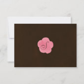 Cherry Blossom / Sakura Waterverf (Dusk) RSVP Kaart (Achterkant)