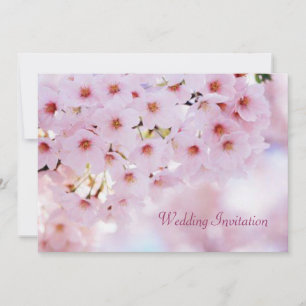 Cherry blossom Sakura Wedding Invitation Kaart