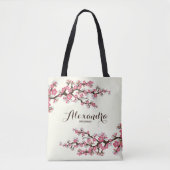 Cherry Blossom Sakura Wedding Party Tas (roze) (Voorkant)