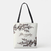 Cherry Blossom Sakura Wedding Party Tas (zwart) (Achterkant)