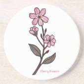 Cherry Blossom Sandstone Onderzetter (Voorkant)