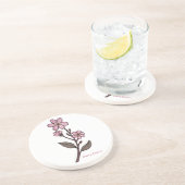 Cherry Blossom Sandstone Onderzetter (Zijkant)