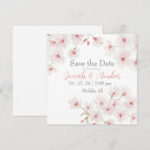 Cherry Blossom Save The Date (Voorkant / Achterkant)