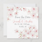 Cherry Blossom Save The Date (Voorkant)