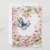 Cherry Blossom Save The Date (Achterkant)