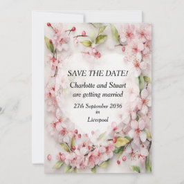 Cherry Blossom Save The Date
