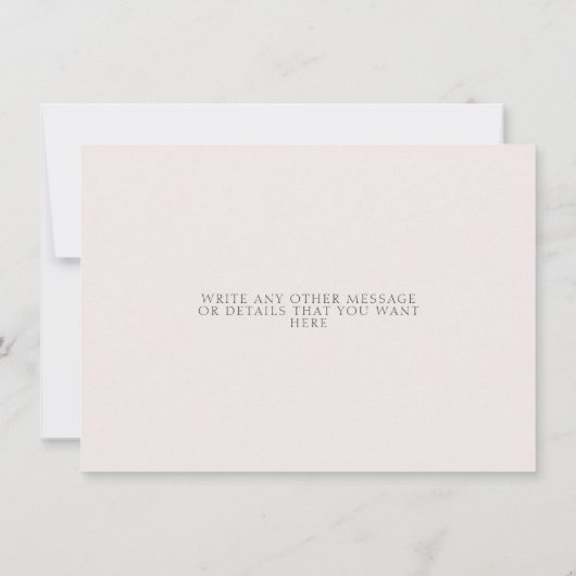 Cherry Blossom  Save the Date (Achterkant)